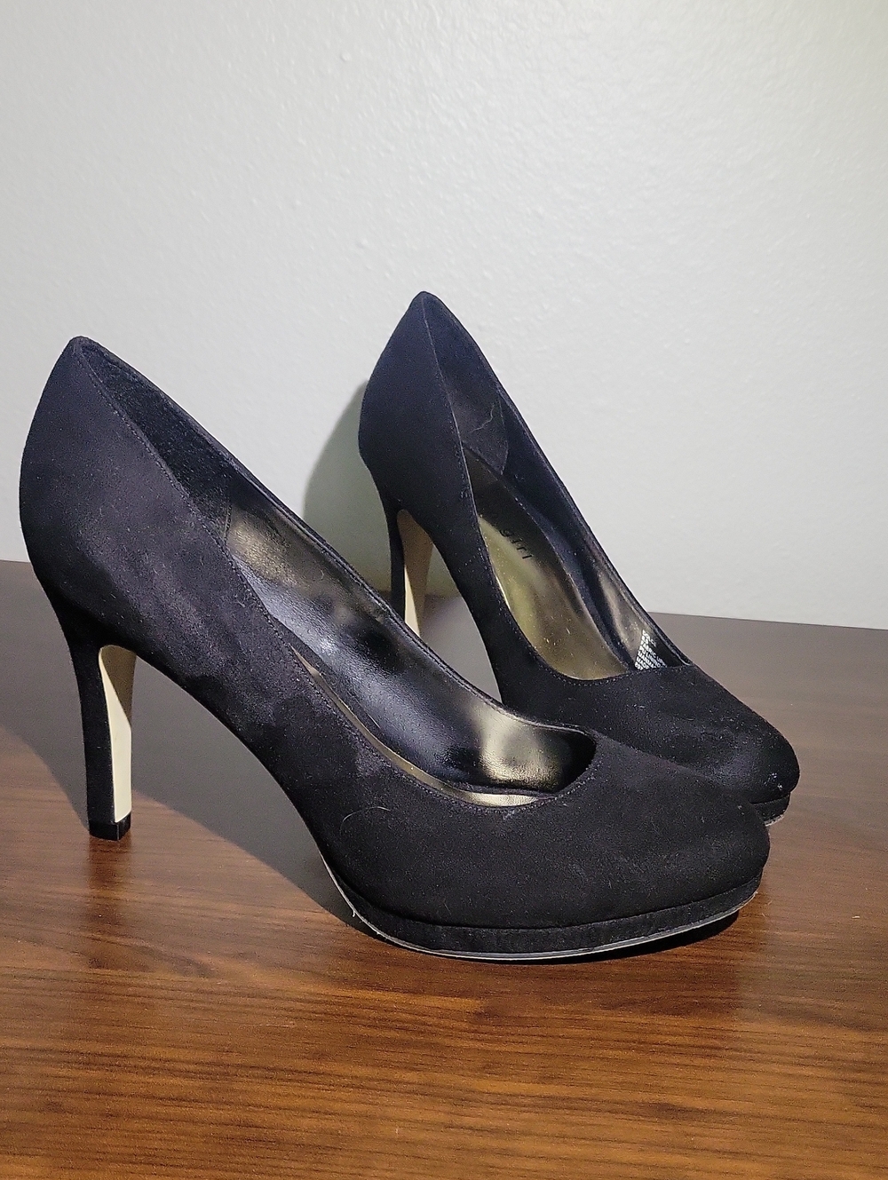 Madden Girl Classic Black Suede High Heel Pumps - Women's Dress Shoes